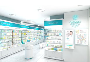 莫斯科Samson制藥零售連鎖藥店視覺形象設計與互聯網信息服務創新